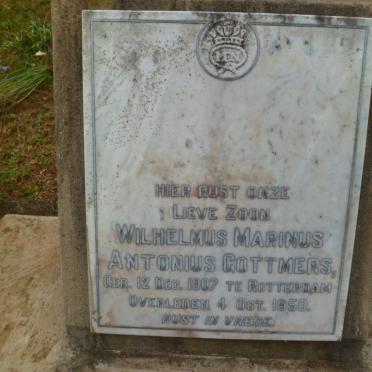 GOTTMERS Wilhelmus Marinus Antonius 1907-1950