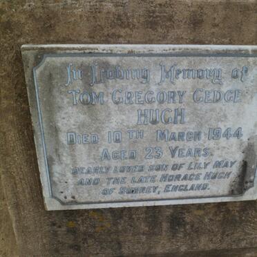 HUGH Tom Gregory Gedge -1944