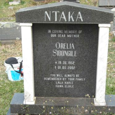 NTAKA Orelia Sibongile 1952-2002