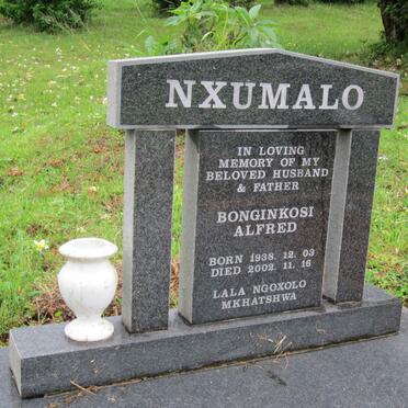 NXUMALO Bonginkosi Alfred 1938-2002