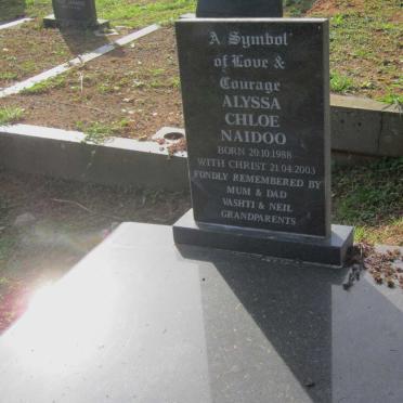 NAIDOO Alyssa Chloe 1988-2003