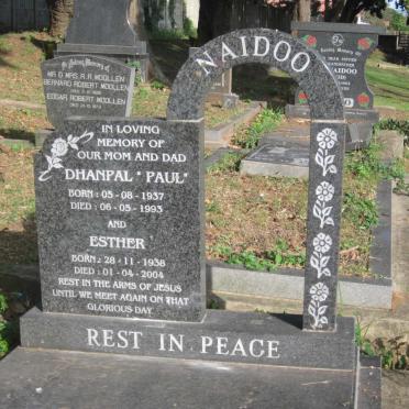 NAIDOO Dhanpal 1937-1993 &amp; Esther 1938-2004