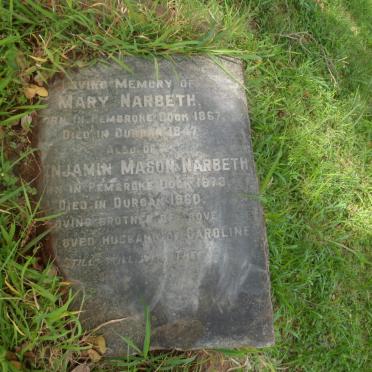 NARBETH Benjamin Mason 1873-1960   :: NARBETH Mary 1867-1947