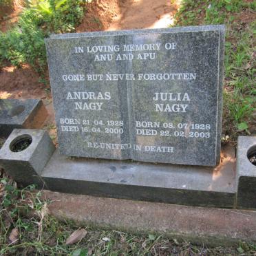 NAGY Andras 1928-2000 &amp; Julia 1928-2003