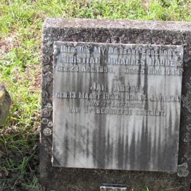 NAUDE Christian Johannes 1894-1943 :: NAUDE Jan Abram 1933-1934