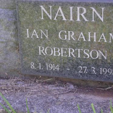 NAIRN Alexander Robertson -1950 &amp; Doris Maud -1977 :: WILLIAMS Dreen A -1975 :: NAIRN Ian Graham Robertson 1914-1998