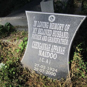 NAIDOO Chengannah Appanah 1924-2000