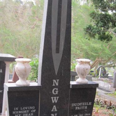 NGWANE Duduzile Faith 1958-2007