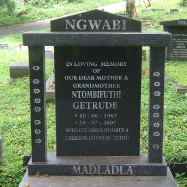 NGWABI Ntombifuthi Gertrude 1963-2007