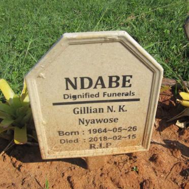 NYAWOSE Gillian N.K. 1964-2018