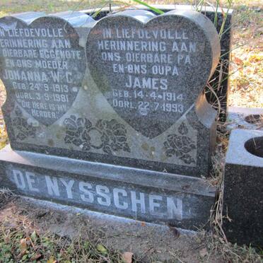 NYSSCHEN James, de 1914-1993 &amp; Johanna W.C. 1913-1981