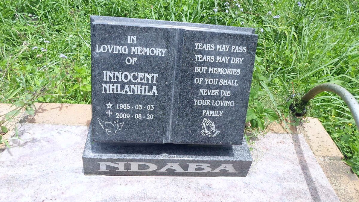 NDABA Innocent Nhlanhla 1965-2009