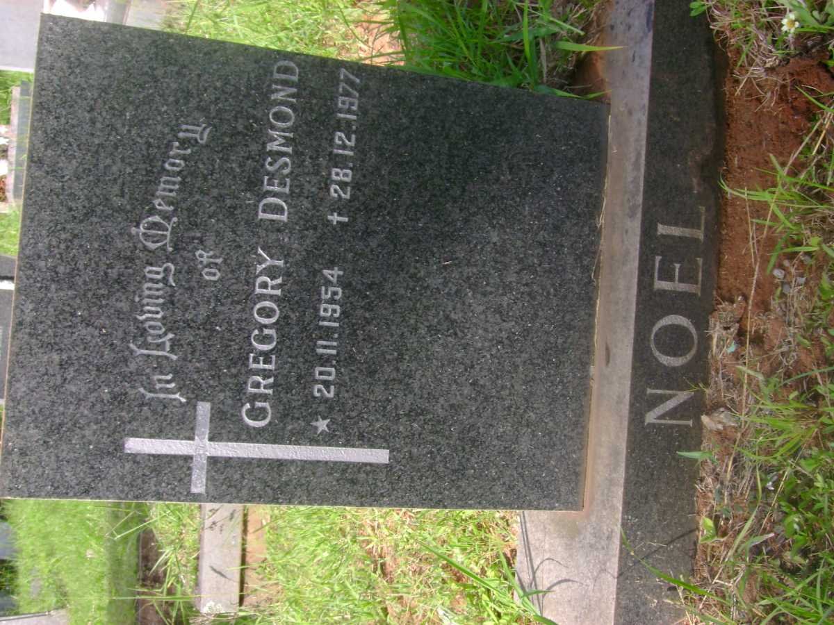 NOEL Gregory Desmond 1954-1977