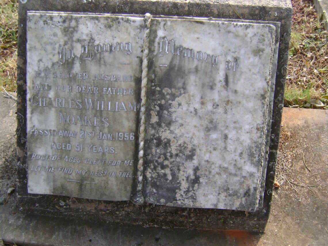 NOAKES Charles William -1956