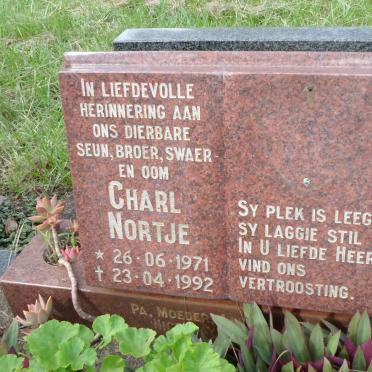 NORTJE Charl 1971-1992