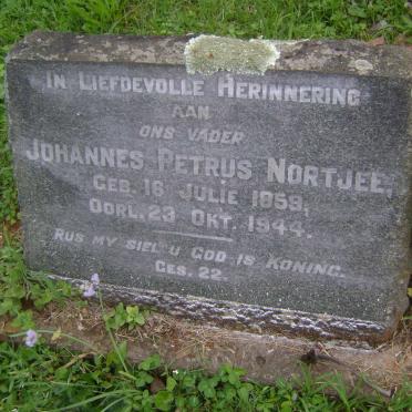 NORTJEE Johannes Petrus 1859-1944