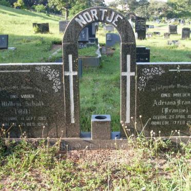 NORTJE Willem Schalk 1913-1964 &amp; Adriana Francina 1916-1994