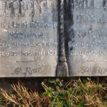 NORMAN William Hosken 1873-1950 &amp; Florence 1874-1939