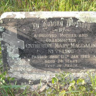 NEVELING Catherine Mary Magdaline -1965