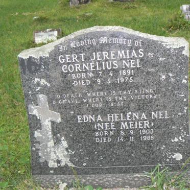 NEL Gert Jeremias Cornelius 1891-1975 &amp; Edna Helena MEIER 1903-1988