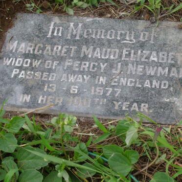 NEWMAN Margaret Maud Elizabeth -1977