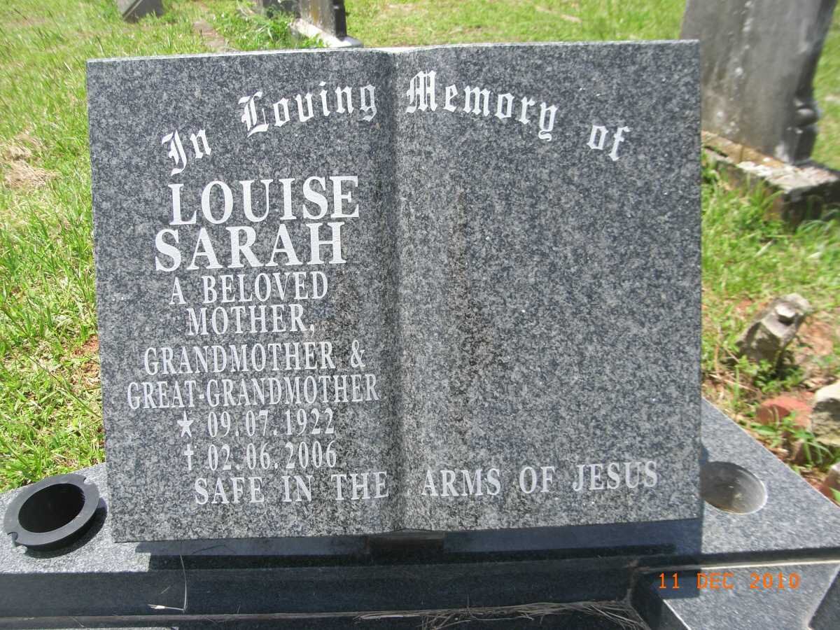 NICHOLLS Louise Sarah 1922-2006