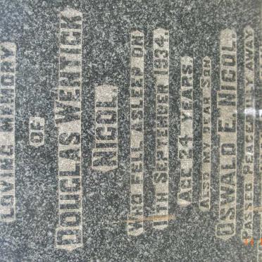 NICOL Douglas Wentick -1934 :: NICOL Oswald E. -1941