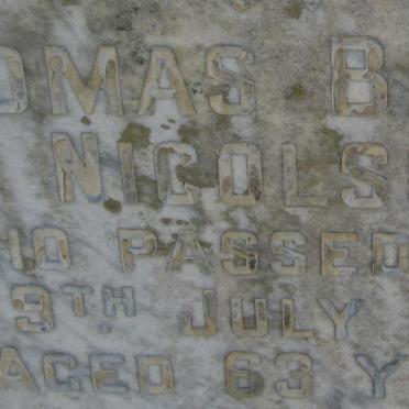 NICOLSON Thomas Bryson -1963