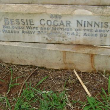 NINNIS Bessie Cogar -1942