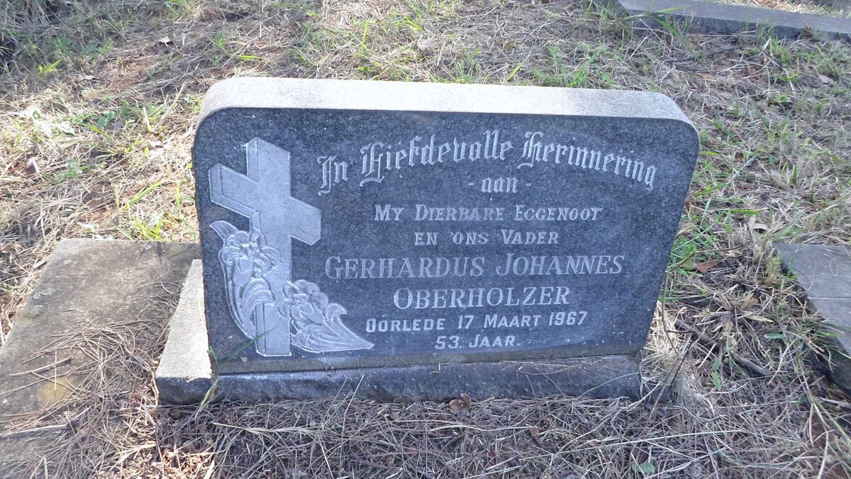 OBERHOLZER Gerhardus Johannes -1967