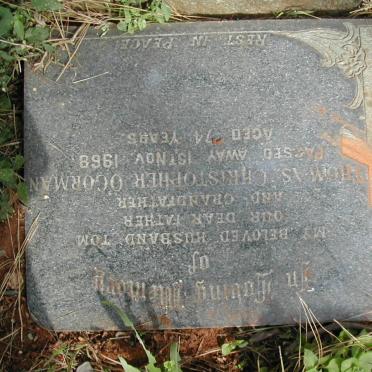 O'GORMAN Thomas Christopher -1968