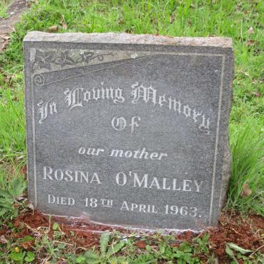 O'MALLEY Rosina -1963