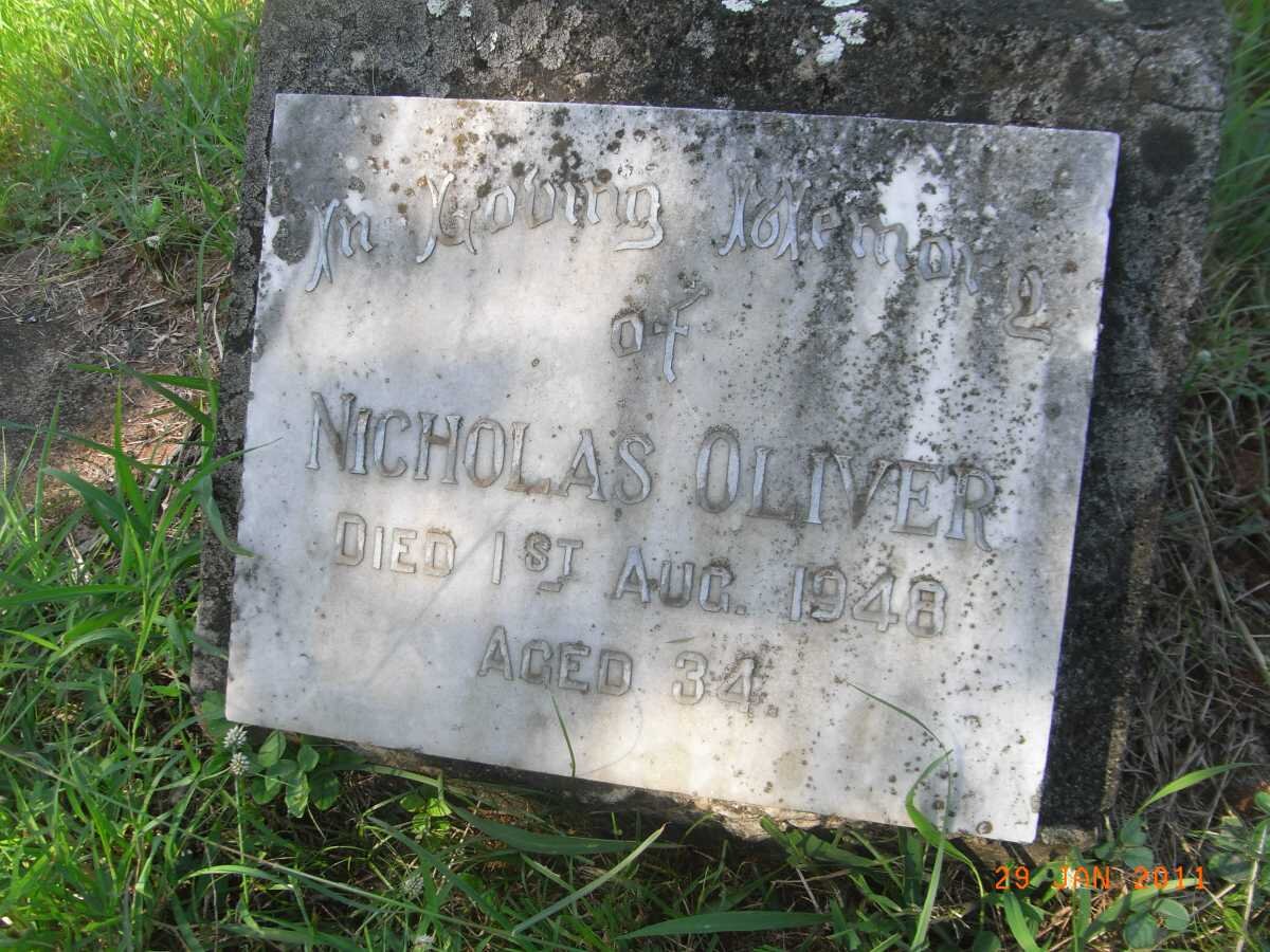 OLIVER Nicholas -1948