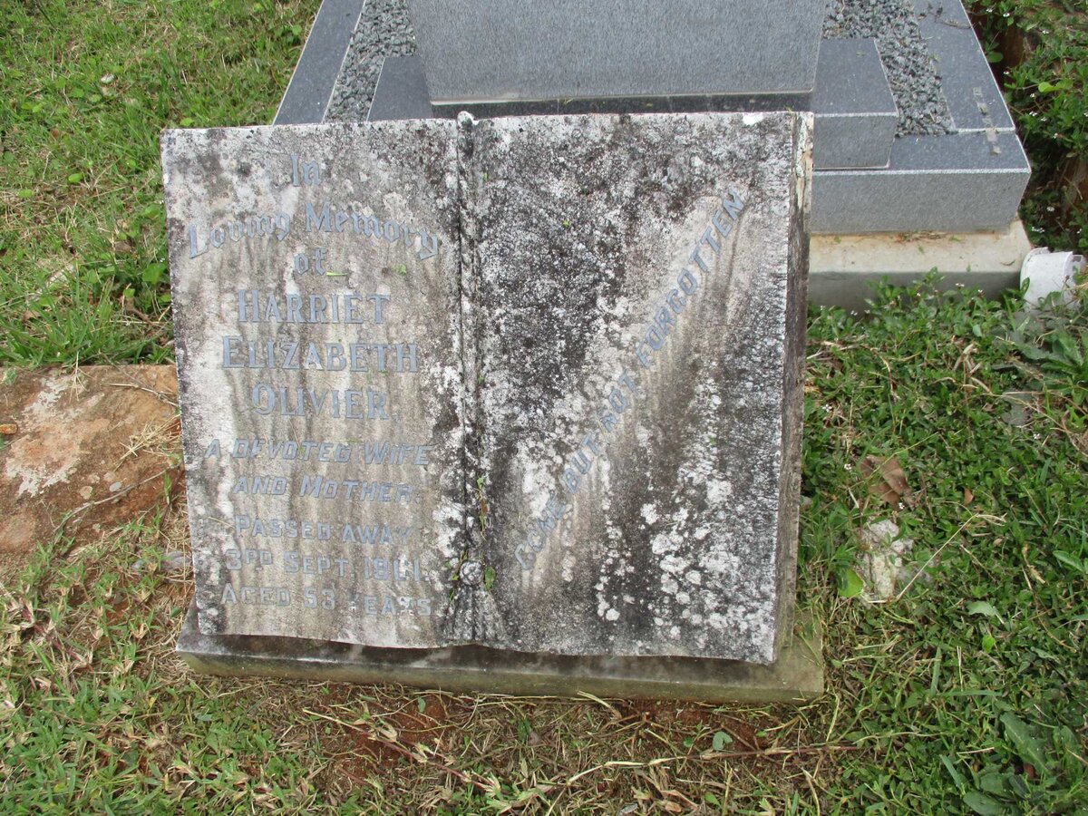 OLIVIER Harriet Elizabeth -1961