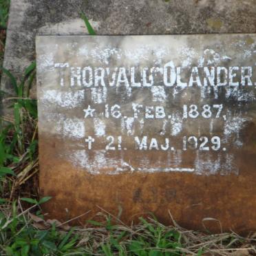 OLANDER Thorvald 1887-1929