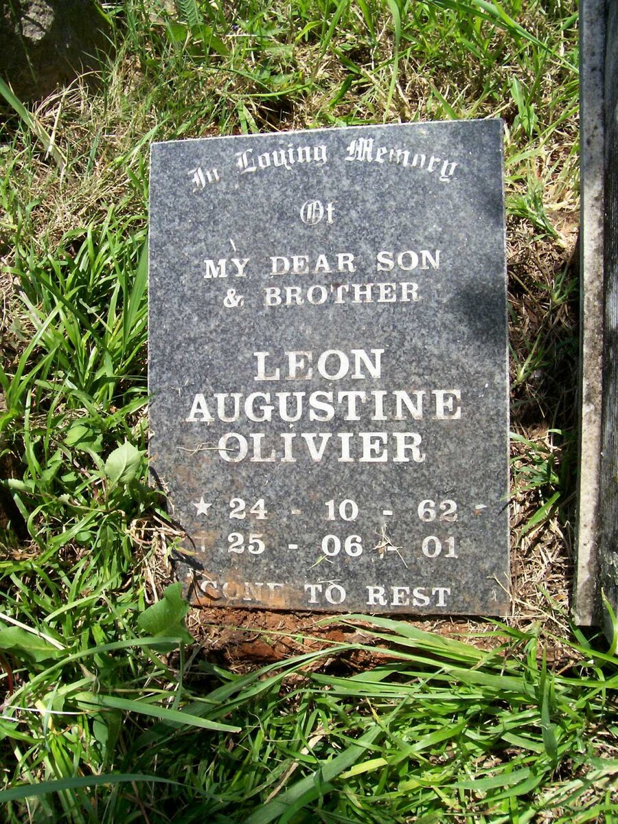 OLIVIER Leon Augustine 1962-2001