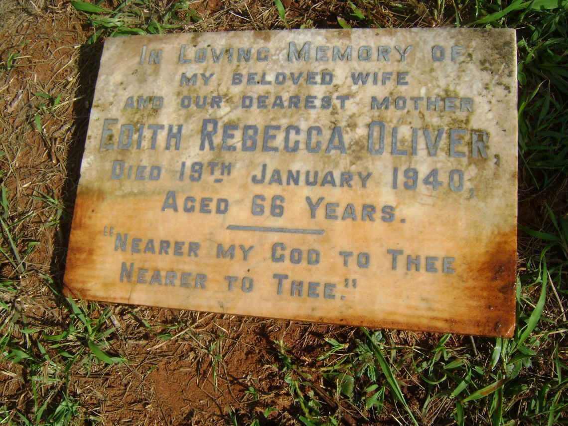 OLIVER Edith Rebecca -1940