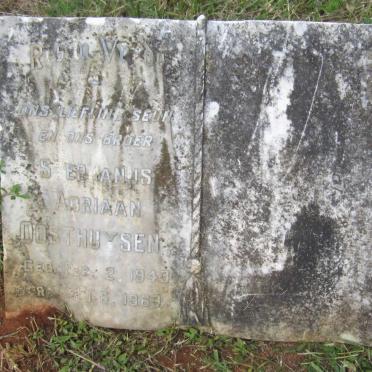 OOSTHUYSEN Stephanus Adriaan 1943-1963