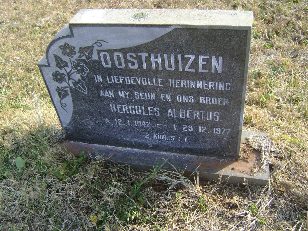 OOSTHUIZEN Hercules Albertus 1942-1977