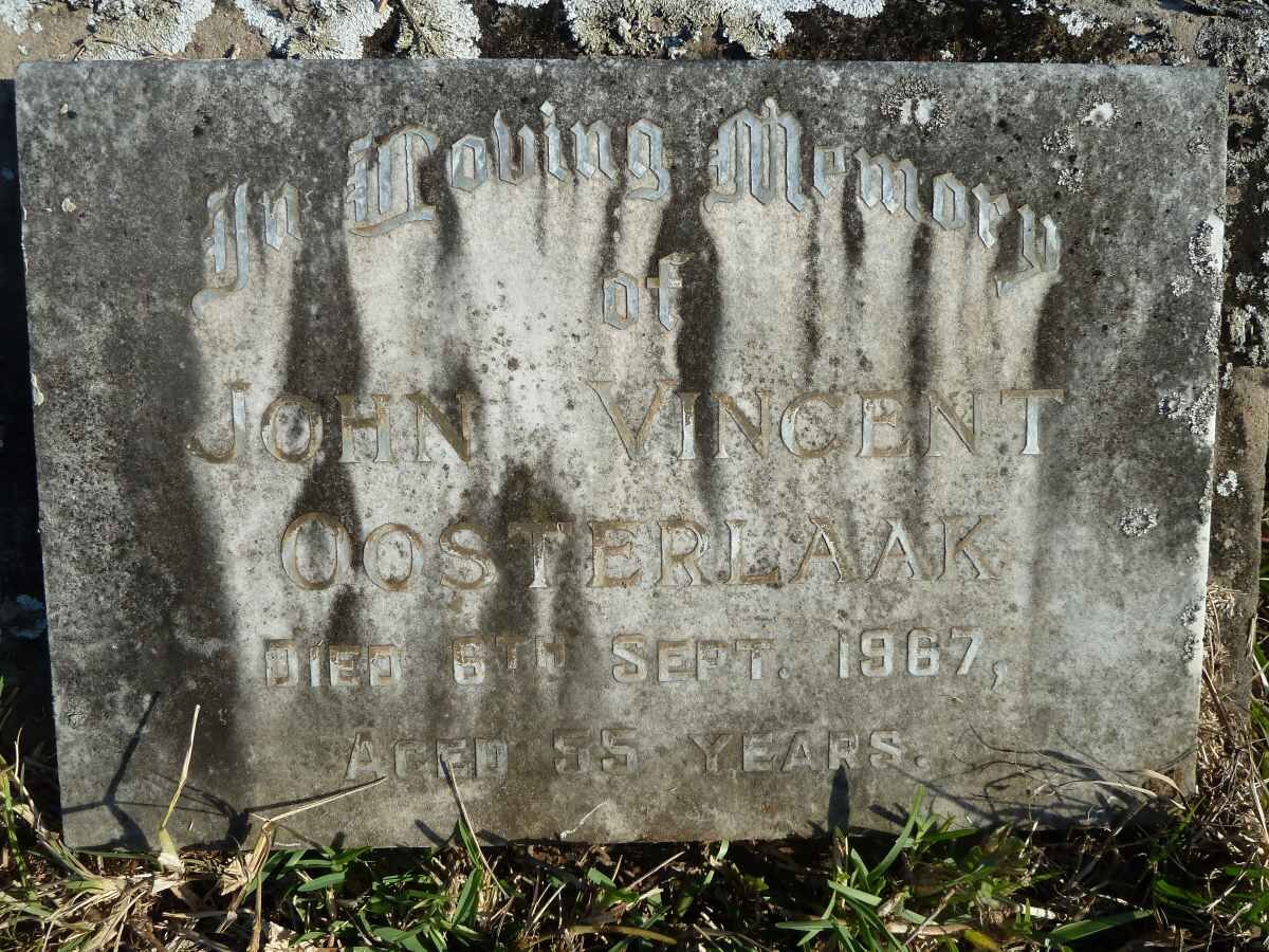 OOSTERHAAK John Vincent -1967