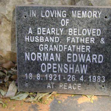 OPENSHAW Norman Edward 1921-1983