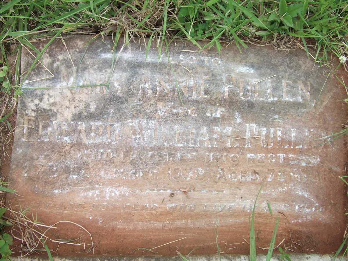 PULLEN Edward William  -1927