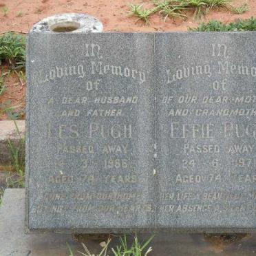 PUGH Les -1986 &amp; Effie 1971