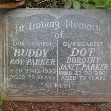 PARKER Roy -1993 &amp; Dorothy Janet -2001