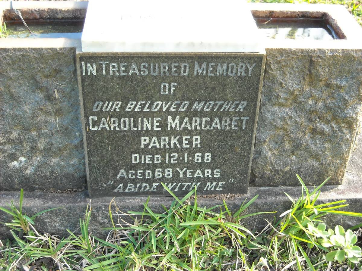 PARKER Caroline Margaret -1968