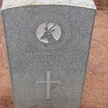 PAYTON Archibald -1948