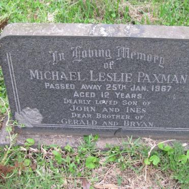 PAXMAN Michael Leslie -1967