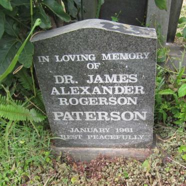 PATERSON James Alexander Rogerson -1961