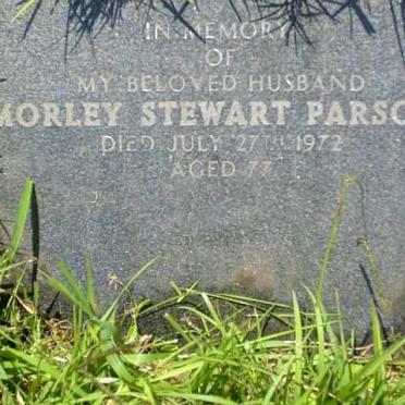 PARSONS Morley Stewart -1972