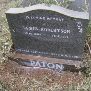 PATON James Robertson 1903-1971